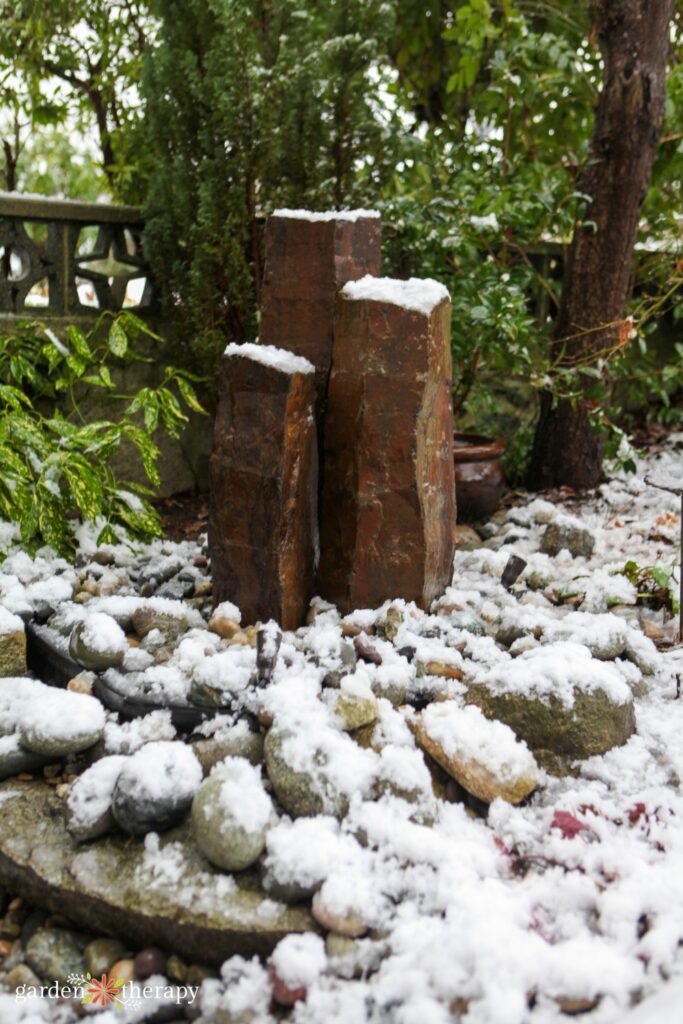 What You Need to Know to Winterize a Fountain or Water Feature